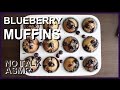 Healthy Blueberry Muffins - No Talk ASMR cooking recipe