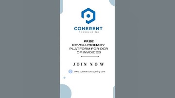 Coherent Accounting, FREE Revolutionary Platform for OCR of Invoices 💻 #ocr #bookkeepers#accountant