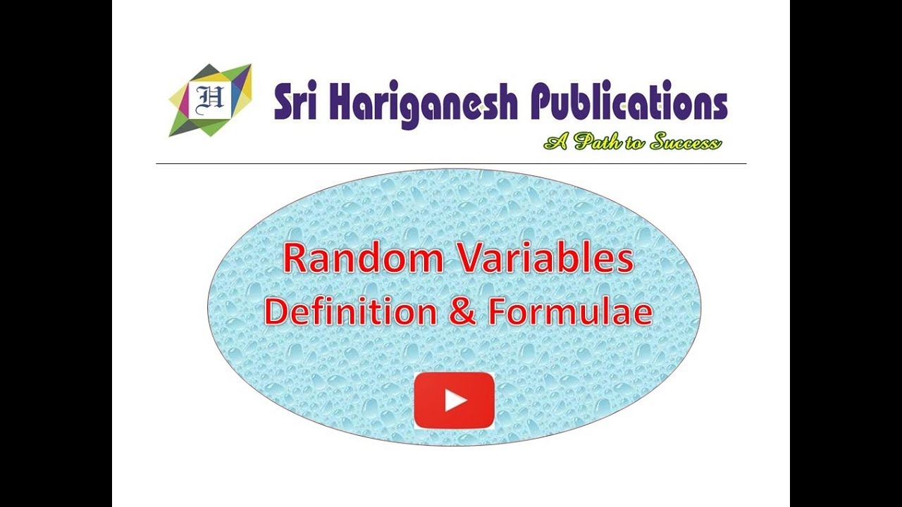Random Variables - Definition and Formulae - YouTube