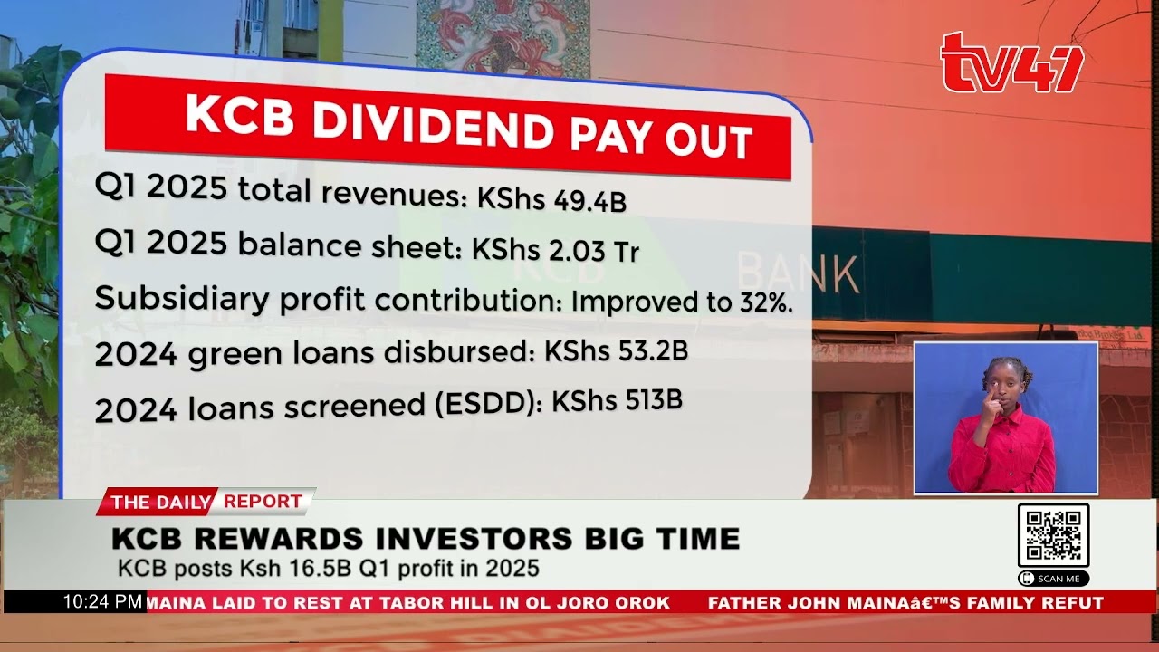 KCB shareholders approve Ksh 1.50 final dividend