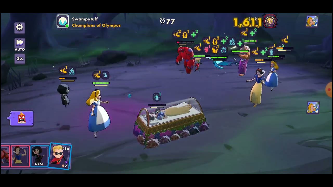 Edna Mode and Dash with Alice lead Live PvP Champion Bracket Disney