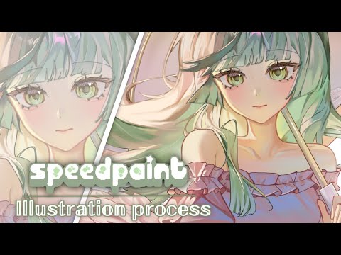 𐙚⋆.˚ Illustration process 02: Oc artwork // art study of @ccroquette_ on twitter 𐔌՞. .՞𐦯 ~ 🍵🌷