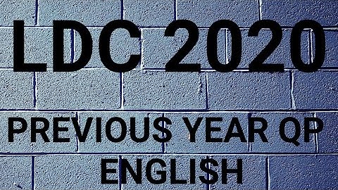PREPARE FOR LDC 2020 | KERALA PSC PREVIOUS YEAR QUESTION PAPER | LDC 2017 CODE A | ANSWER KEY # 1