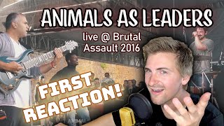 FIRST TIME watching Animals As LEADERS - Brutal Assault 21 - Animals As Leaders (live) 2016