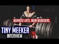 Worlds strongest bench presser tiny meeker interview