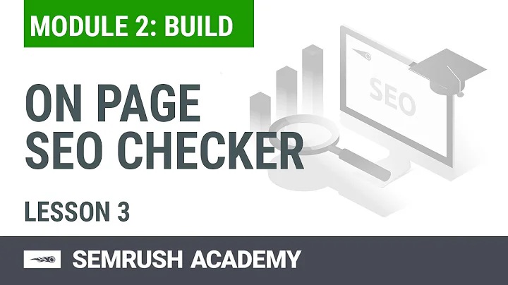 Få högre ranking med On-Page SEO Checker | SEMrush