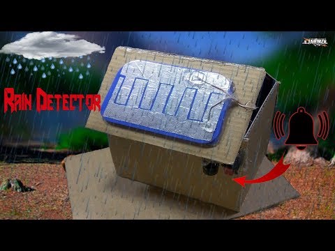 how to make rain detector alarm at home - School Project.