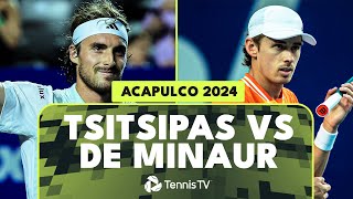 Stefanos Tsitsipas vs Alex De Minaur Highlights | Acapulco 2024
