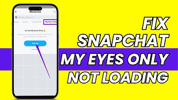 How to Fix Snapchat My Eyes Only Not loading 2023 | Snapchat My Eyes Only Photos Not Showing | 2023
