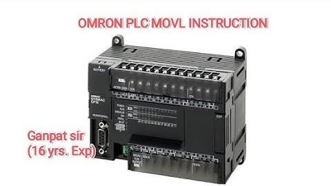 OMRON PLC MOVL INSTRUCTION,HOW TO WORK MOVL INSTRUCTION IN OMRON PLC