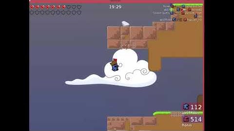 Teeworlds Gameplay: Pubbing on Rope CTF5