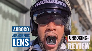 How to Get Cinematic Video with the Aoboco Anamorphic Lens Unboxing -TheGrandeurLife