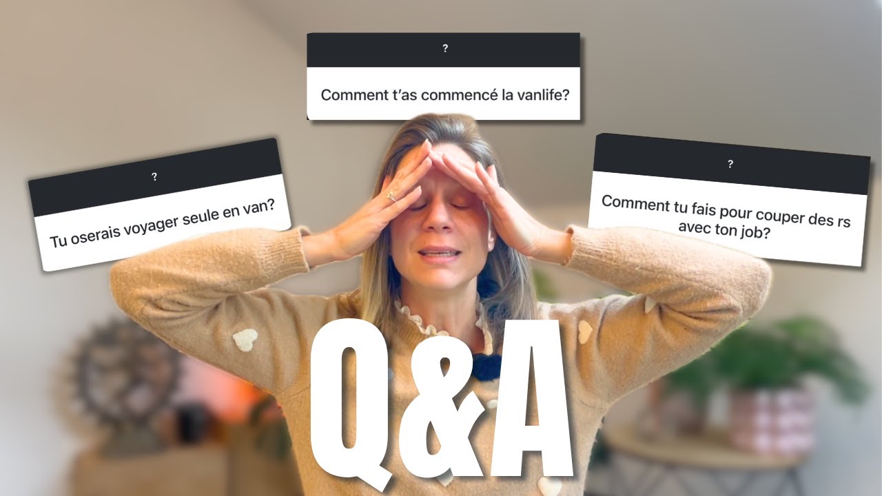 Vanlife, voyager seule en tant que femme, mon projet secret... Je te dis TOUT dans cette FAQ ❤️