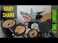 BABY SHARK drumming in costume