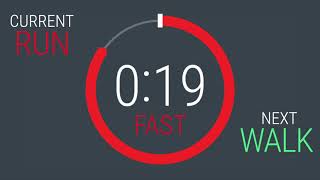 25 min HIIT Run Workout Intermediate