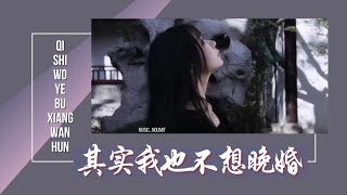其实我也不想晚婚-Qi Shi Wo Ye Bu Xiang Wan Hun [尹又-Yin You]chi/pinyin lyrics