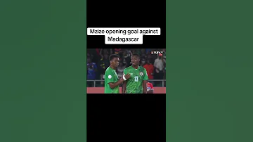 Opening Goal For Clement Mzize Against Madagascar Chan2024 Tanzania Madagascar 