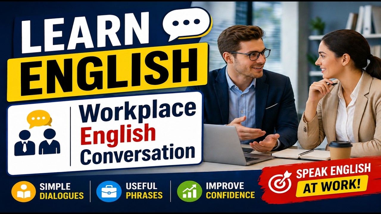 Learn Workplace English Fast Beginner Conversation Practice for the ...