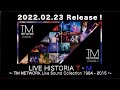 TM NETWORK 収録楽曲決定！最新SPOT公開！至高のLIVE CD×２タイトル 2月23日発売