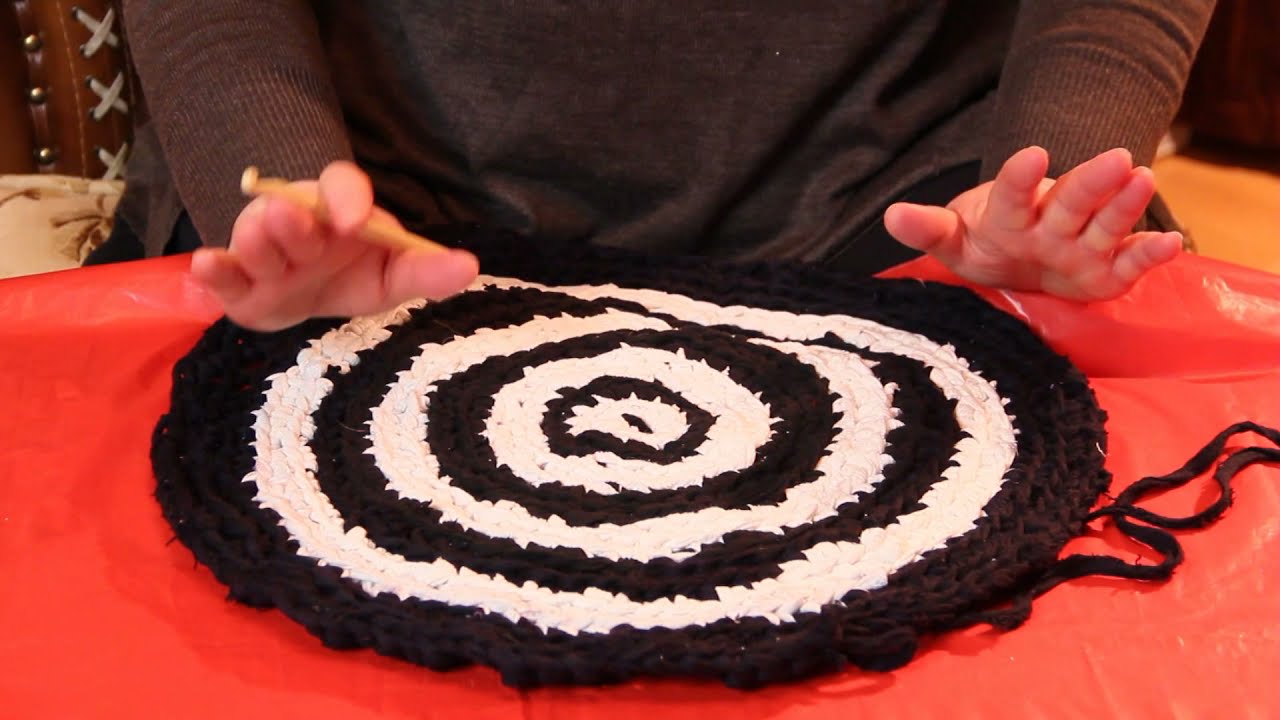 Как связать круглый коврик   крючком