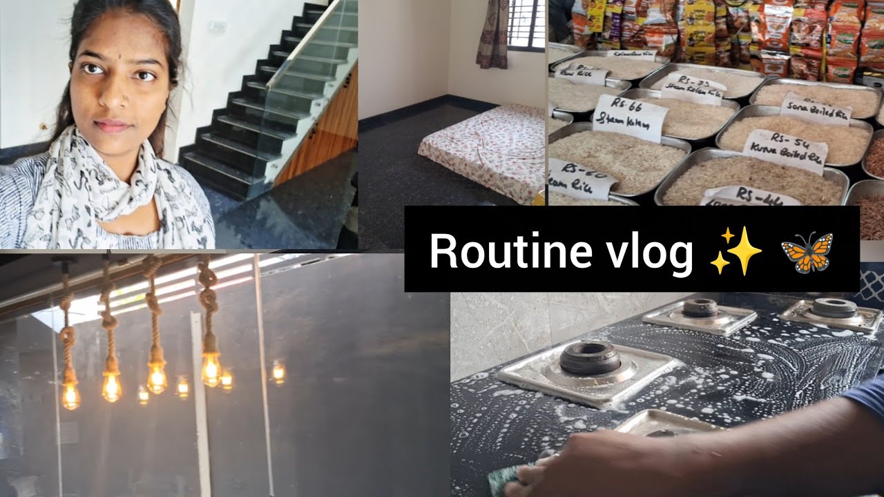 Vlog #26 Routine vlog ✨️🦋|| simple routine || kitchen  cleaning vlog 🙂