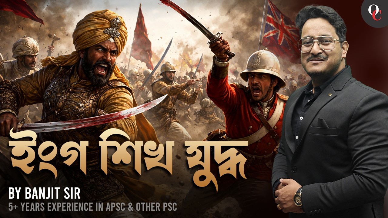 Anglo Sikh War || By Banjit Sir || Only Competition APSC