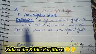 Difference Between Weighted Graph and Unweighted Graph in Graph Theory