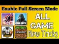Full Screen Display Game | How To Enable Full Screen in Free Fire