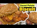 A Sweet Potato biscuit breakfast sandwich to die for at The Better Box!