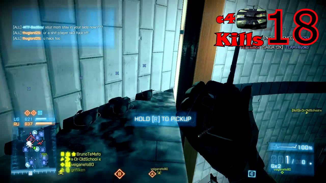 Battlefield 3 - New bug with c4 on Operation Métro