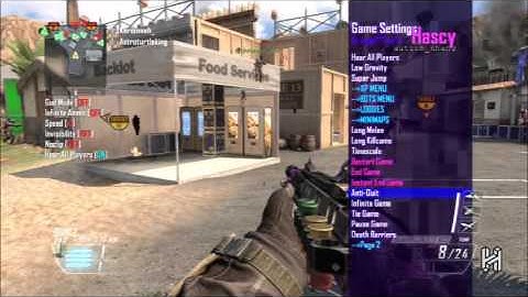 Black Ops 2 Mod Trolling #3 - Hacking and Deranking Troll