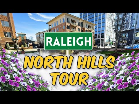 Walking Tour of North Hills in Midtown Raleigh North Carolina