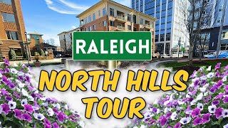 Walking Tour of North Hills in Midtown Raleigh North Carolina