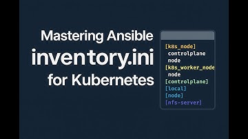 19.How to Organize Ansible Inventory for Kubernetes Clusters (Step-by-Step) | devops_tutorial