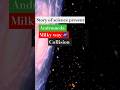 Milky way and Andromeda collision. #spaceexploration #cosmicexploration #milkyway #andromedagalaxy