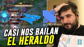 CASI NOS BAILAN EL HERALDO EN WORLDS 2022 || ISURUS VS DRX || ESTAMOS TOCANDO FONDO!