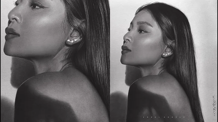 Nadine Lustre graphite portrait |  Angel Angulo