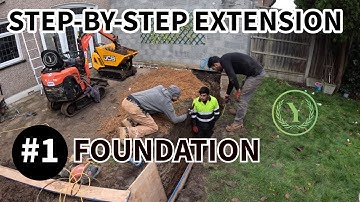 How to Build a House Extension in 2025: Step 1 - The Perfect Foundation! Building a House