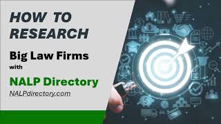 How to Research Law Firms using the NALP Directory