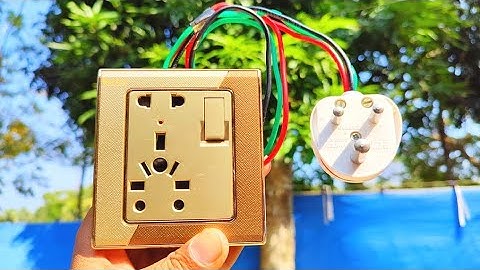 Combined socket connection || 5 pin socket connection easy.