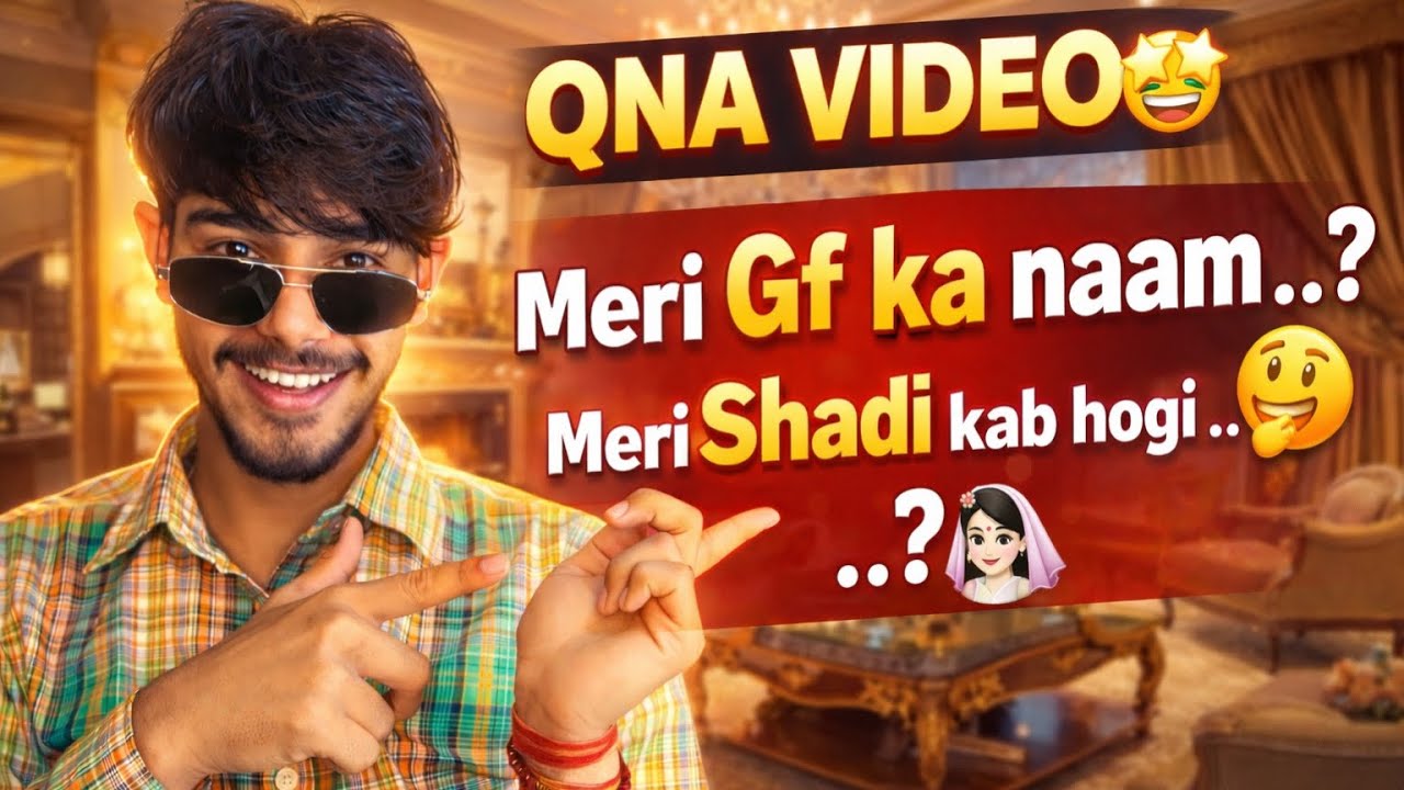 QNA Video आज सबके जवाब मिलेगे मेरी wife के gf 👰🏻‍♀️😅🤩|| @nitishattrii #qna #comedy #question #daily
