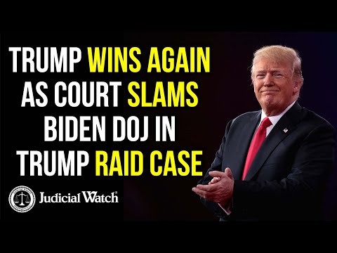 Trump Wins Again as Court SLAMS Biden DOJ in Trump Raid Case