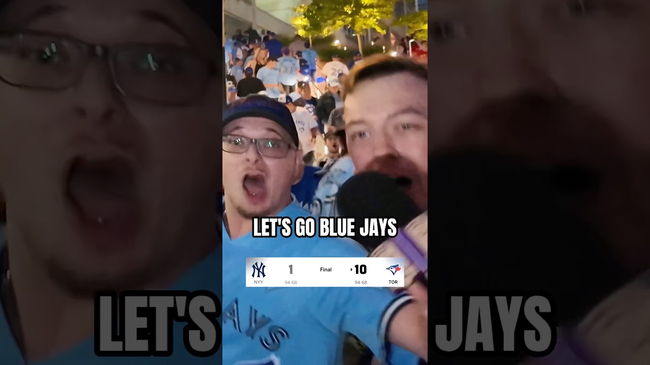 BING BONG NEW YORK. HOW YOU LIKE A 10 PIECE IN GAME 1? #bluejays #jays #yankees #nyyankees #mlb