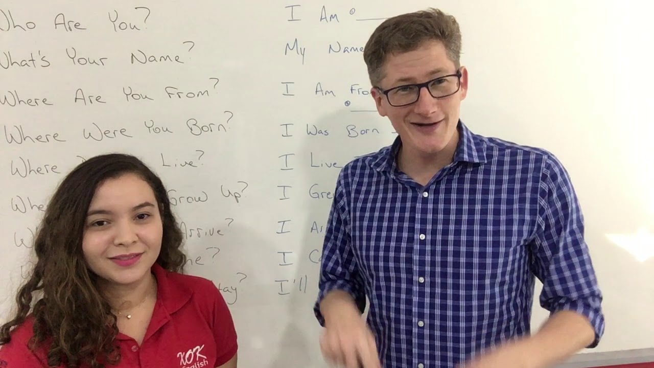 Aluna de Inglês Iniciante Conversa Comigo Usando As Perguntas e Respostas dessa Lição