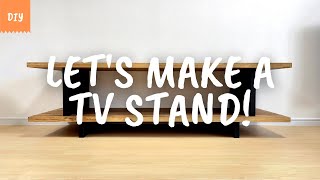DIY テレビ台・棚の作り方 (How to make a TV stand) テレビボード