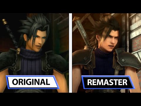 Crisis Core: Final Fantasy VII | Original VS Remaster | Trailer Graphics Comparison