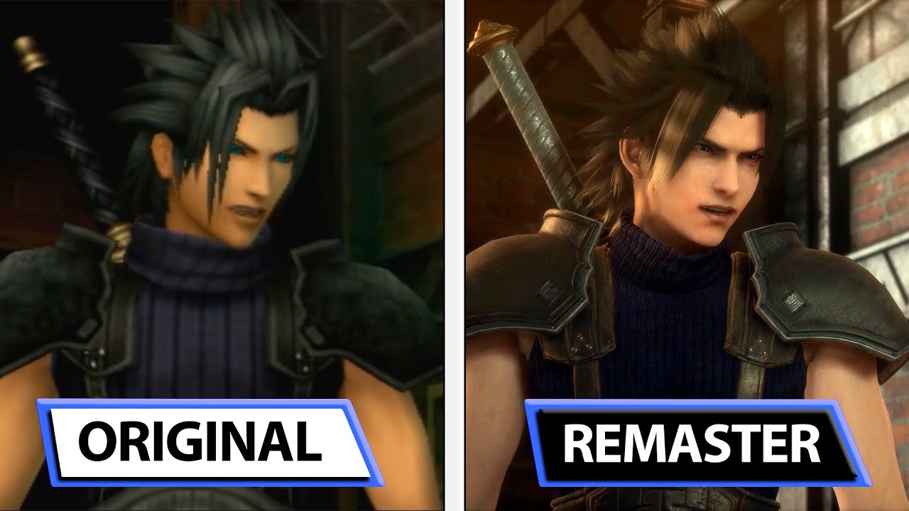 Crisis Core: Final Fantasy VII, Original VS Remaster