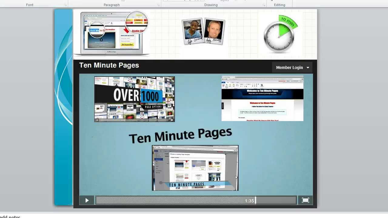 Ten Minute Pages by Kyle Grahm And Andy Hussong