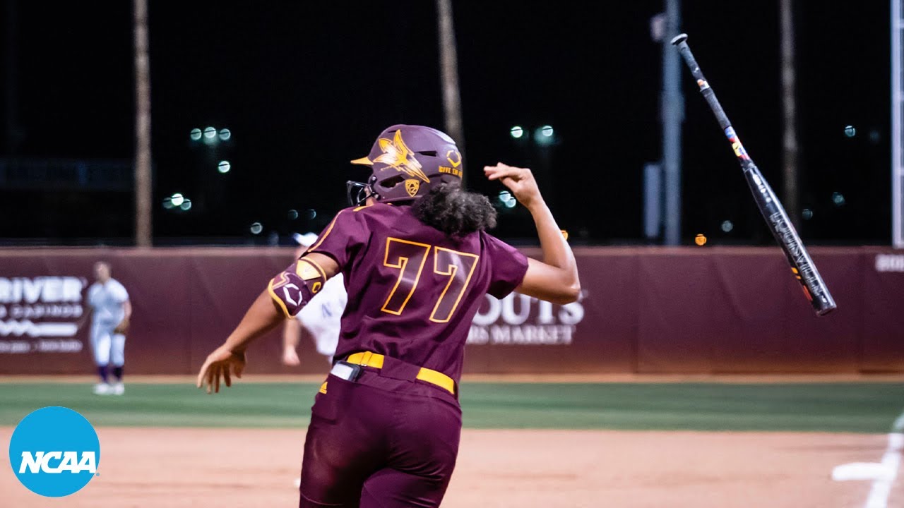 Arizona State-Northwestern softball comes down to extras AGAIN - YouTube