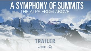 A Symphony of Summits: The Alps from Above